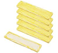 Makoto Nobu 6 Piezas Almohadillas de Microfibra, Paños de Limpieza Compatibles con Kärcher WV2 WV5, Paño de Limpieza de Microfibra para Limpiar de Ventanas Vidrio