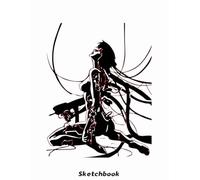Makotto Kusanagi Ghost in the Shell Sketchbook: Large 8.5x11 Inches, 110 Blank Pages For Drawing & Sketching