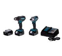 Makpac - taladro makita de arranque kit combinado 18 v 3 x 5 0 ah [dlx