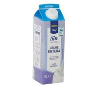 Makro Chef Leche Sin Lactosa - Desnatada, Entera y Semidesnatada - Pack de 6 x 1L | Leche de Galicia | Especial Hostelería (1 CAJA 6 L., Leche Entera Sin Lactosa Makro Chef)