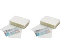 Makro Paper 11070 - Caja con pl?stico para plastificar, 100 unidades, 110 x 80 mm (Paquete de 2)