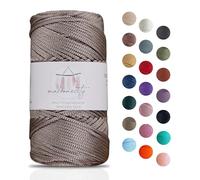 Makromecity Hilo de macramé de 2 mm x 115 m, poliéster premium, cuerda de macramé, hilo de polipropileno, para manualidades, decoración del hogar, plato de hombro, bolso de mano, cadena para chupete,