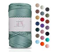 Makromecity Hilo de macramé de 2 mm x 115 m, poliéster premium, cuerda de macramé, hilo de polipropileno, para manualidades, decoración del hogar, plato de hombro, bolso de mano, cadena para chupete,