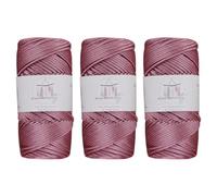 Makromecity Hilo de macramé de 3 hebras de 2 mm x 115 m, poliéster de alta calidad, cuerda de macramé de polipropileno, para manualidades, decoración del hogar, plato de hombro, bolso de mano, cadena