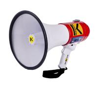 MAKSON MAKSON MKS60 Megáfono 60W Megáfono de 60W con reproducción de MP3 USB/SD, sirena, entrada auxiliar 3,5 mm, 12 V DC y alcance de 1200 m para proyección
