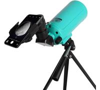 Maksutov-Cassegrain Telescopio para Adultos y niños Principiantes de astronomía, Sarblue Mak60 Catadioptric Compound Telescope 750x60mm, telescopio de Viaje portátil Compacto, con trípode de Mesa
