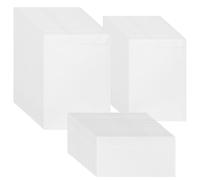 MAKTSAM Juego de 150 sobres blancos para correo (50DL+50C5+50C4), sobres de bolsillo autoadhesivos de 80 g/m² para tarjetas de felicitación, invitaciones y envío de comercio electrónico