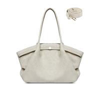Makukke Bolso Shopper Grande para Mujer de Imitación de Ante - Hombro y Bolso Hobo 3 en 1 - Elegante Tote para la Universidad, la Oficina y el día a día (Beige)