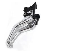 MAKUTU Freno de Mano Palancas De Embrague De Freno De Motocicleta, Barra De Manillar, Freno De Mano para Yamaha FZ6 FZ 6 para FAZER 2004-2008 2009 2010(Silver)