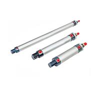 MAL 16/20/25/32/4 0 mm mini cilindro neumático de 25-500 Cilindro aire aleación aluminio doble actuación,Componente de accionamiento robusto(Stroke 50,MAL20)