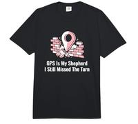 Mal Conductor GPS se perdió el Turno Humor Novedad Conductor Comfort Colors Adult Heavyweight T-Shirt