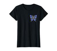Mal de Ojo en Mariposa con símbolo místico para Mujeres y niñas Camiseta