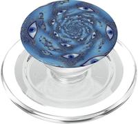 Mal de Ojo Espiral Protección mística Espiritual Boho Ojos PopSockets PopGrip para MagSafe