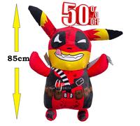 Mal Día Pikachu Deadchu 85cm Peluche Grande Liquidación Almacén
