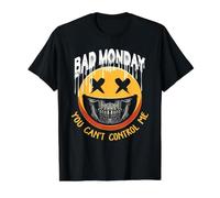 Mal Lunes no Puedes controlarme Camiseta gráfica económica, Hombre, Negro, XL