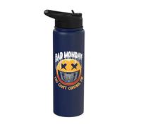 Mal lunes no puedes controlarme Stainless Steel Insulated Water Bottle