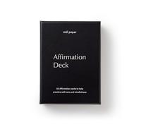 Mal Paper Affirmation Card Deck - Paquete de 52, tarjetas inspiradoras y como herramienta de pensamiento positivo, regalos de tarjetas de gratitud para hombres y mujeres