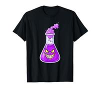 Mal Purple Potion Mad Science Laboratory Skull Camiseta