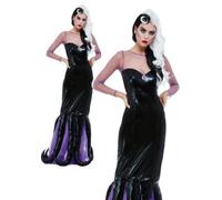 Mal Sea Witch Mujer Ursula Disfraz Halloween Cuento de Hadas Horror