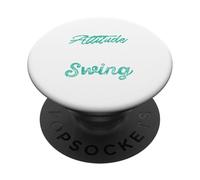 Mala Actitud Peor Que Mal Swing mentalidad Deporte PopSockets PopGrip Adhesivo