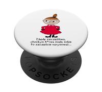 Mala I bede szczesliwa PopSockets PopGrip Adhesivo