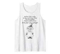 Mala Jestem Taka osoba ze gdy rano BW Camiseta sin Mangas