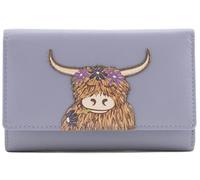 Mala Leather Bella Collection 3685_33 - Bolso de piel plegable triple RFID, Lila, Talla única, Contemporáneo