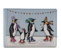 Mala Leather Chille Collection 619_32 - Tarjetero de piel con bloqueo RFID, azul celeste, Talla única, Moderno