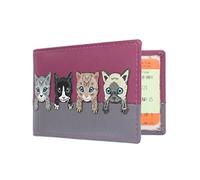 Mala Leather Colección Best Friends Portatarjeta de Pase de Viaje 630TC_65 Rosa