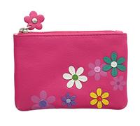 Mala Leather Colección Cara Monedero para Monedas con Anillo de Claves 4108_73 Rosa