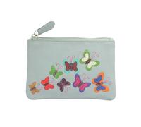 Mala Leather Colección Harper Monedero para Monedas de Cuero - Protección RFID 4170_9 Gris