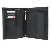 Mala Leather Colección Origin Cartera Bi-Fold de Cuero con Protección RFID 111_5 Negro
