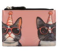 Mala Leather Cool Cats Collection - Tarjetero de piel RFID 628_39, Black, M, moderno