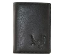 Mala Leather Grayson Pheasant - Cartera alta de cuero para hombre, con protección RFID, con ventana para identificación, 6 ranuras para tarjetas, bolsillos para notas y bolsillos ocultos - En caja de