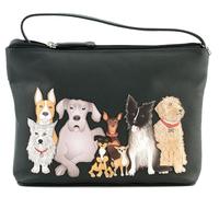 Mala Leather Kennel Crew Collection 7431_40 - Bolso de hombro de piel, gris, Talla única