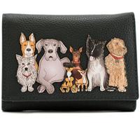 Mala Leather Kennel Crew Collection - Monedero pequeño de piel con tres pliegues RFID 3693_40, gris, Talla única, Moderno