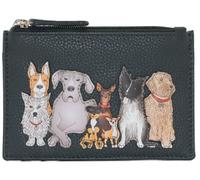 Mala Leather Kennel Crew Collection - Tarjetero de piel RFID 631_40, gris, M, Moderno