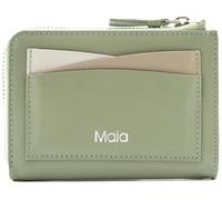 Mala Leather Kora Collection 3699_45 - Monedero con llavero RFID, Green, Talla única, moderno