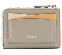 Mala Leather Kora Collection 3699_45 - Monedero con llavero RFID, gris, Talla única, moderno