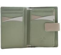 Mala Leather Kora Collection - Cartera de piel RFID 3701_45, Green, Talla única, moderno
