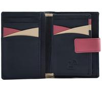 Mala Leather Kora Collection - Cartera de piel RFID 3701_45, Navy, Talla única, moderno