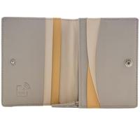 Mala Leather Kora Collection - Cartera pequeña de piel RFID 3700_45, gris, Talla única, moderno