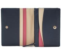 Mala Leather Kora Collection - Cartera pequeña de piel RFID 3700_45, Navy, Talla única, moderno