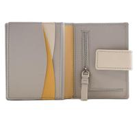 Mala Leather Kora Collection - Cartera pequeña de piel RFID 3702_45, gris, Talla única, moderno