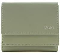 Mala Leather Kora Collection - Cartera pequeña de piel RFID 3703_45, Green, Talla única, moderno