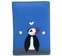 Mala Leather Lundi Collection 676_82 - Tarjetero de viaje (piel, RFID), multicolor, Talla única