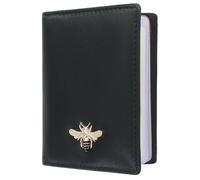 Mala Leather Mason Collection 646_27 - Tarjetero de piel con protección RFID, Negro & rojo, credit card, Moderno