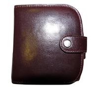 Mala Leather Odyssey Collection 4113 - Bandeja de cuero para monedas y notas y tarjetas, Brown, Talla única,