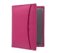 Mala Leather Odyssey Portatarjeta de Viaje de Cuero Suave 555_14 Fuschia