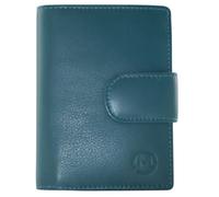 Mala Leather Origin - Cartera mediana con pestaña para identificación - Cartera de piel auténtica RFID con bolsillo para monedas con cremallera, múltiples ranuras para tarjetas y notas - En caja de